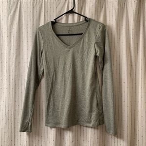 Long sleeve Nike workout top
